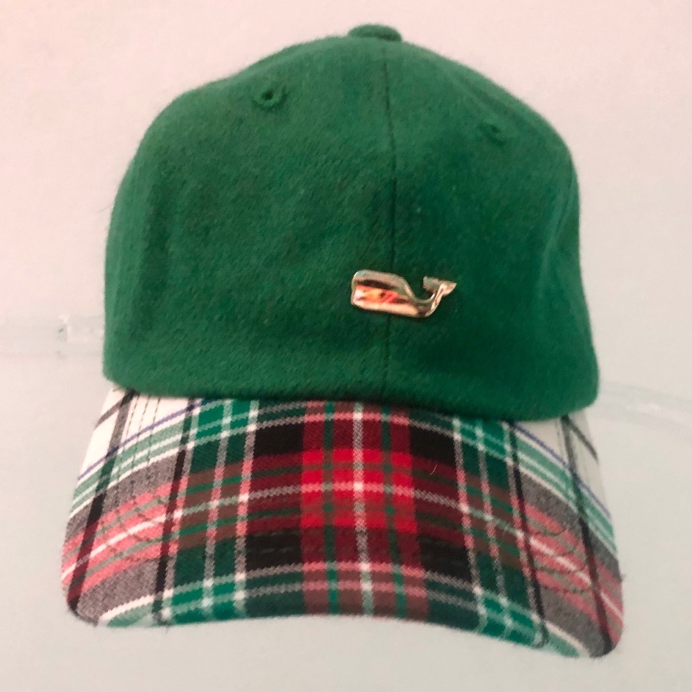 Vineyard Vines Plaid Baseball-Style Hat